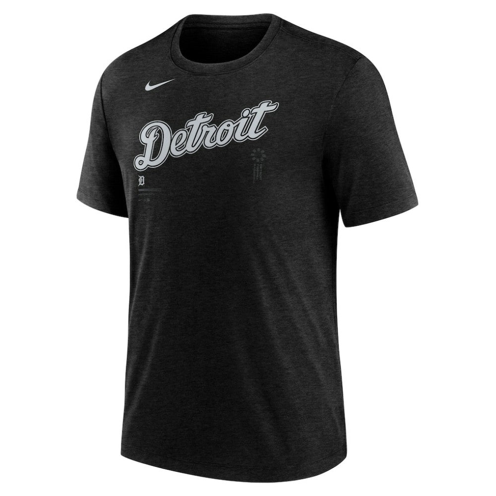 Detroit Tigers Nike Wordmark Tri-Blend T-Shirt Near Me
