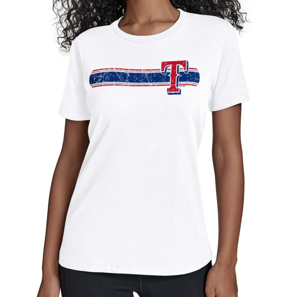Texas Rangers Starter Women's Team Stripe T-Shirt for sale
