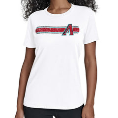 Arizona Diamondbacks Starter Women's Team Stripe T-Shirt Lifestyle