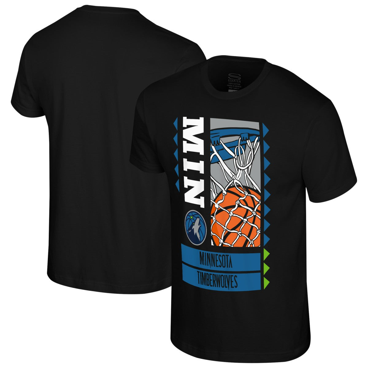 NBA - Minnesota Timberwolves Stadium Essentials Ballin T-Shirt - Black