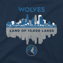 NBA - Minnesota Timberwolves Stadium Essentials Cities T-Shirt - Navy