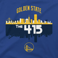 NBA - Golden State Warriors Stadium Essentials Cities T-Shirt - Royal