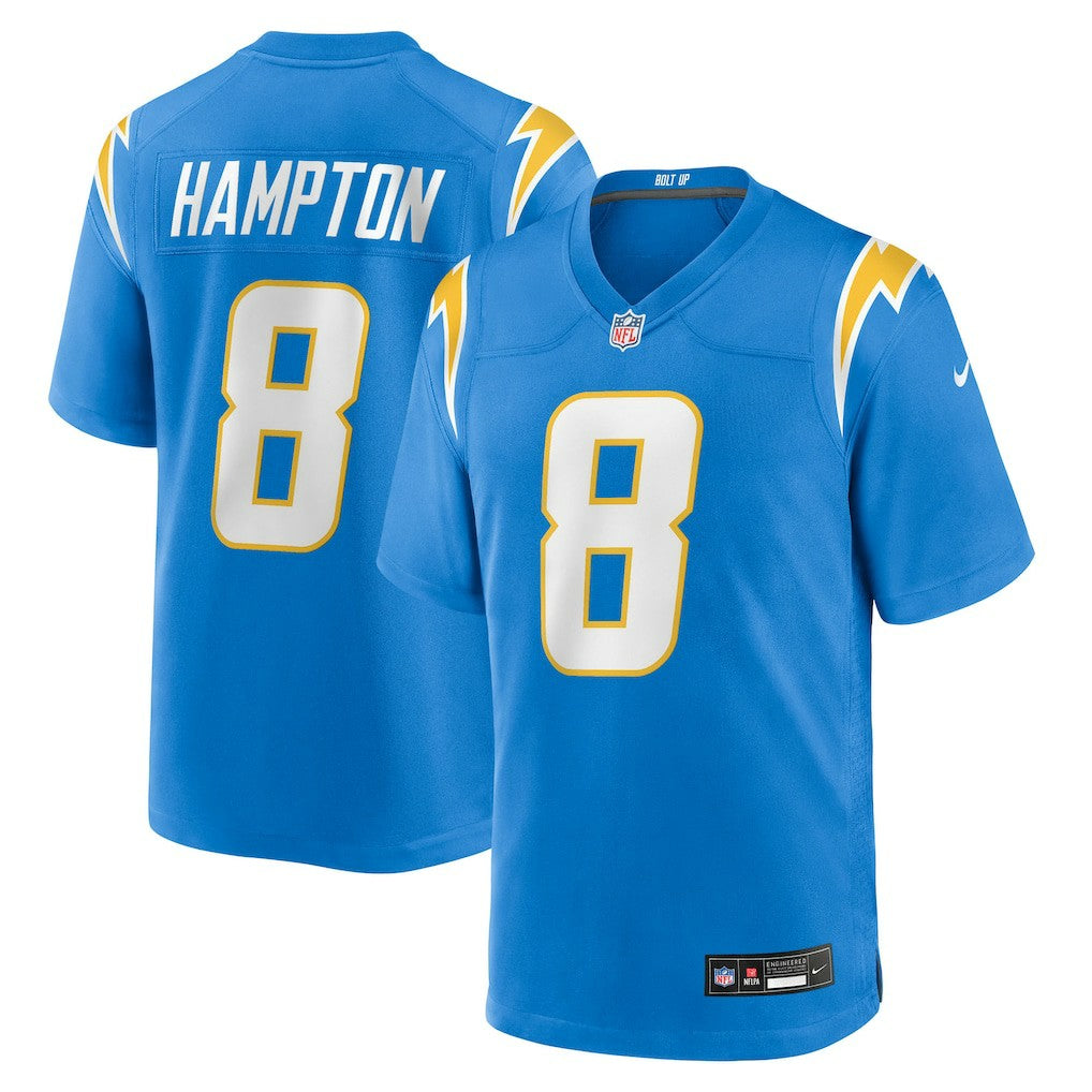 Omarion Hampton Los Angeles Chargers Team Game Jersey - Powder Blue | NFL Jerseys