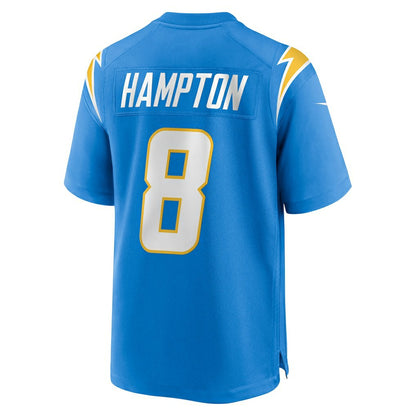 Omarion Hampton Los Angeles Chargers Team Game Jersey - Powder Blue | NFL Jerseys