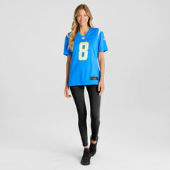 Omarion Hampton Los Angeles Chargers Women's Team Game Jersey Powder Blue - Nike