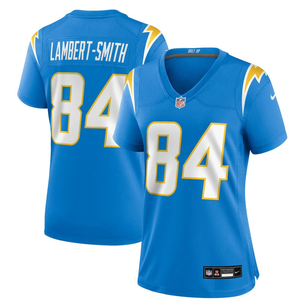 KeAndre Lambert-Smith Los Angeles Chargers Women's Team Game Jersey Powder Blue - Nike