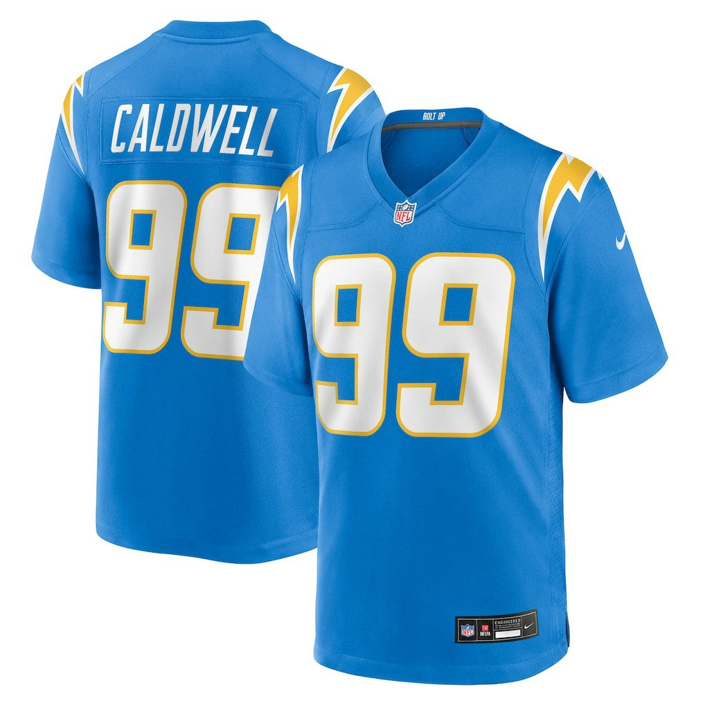 Jamaree Caldwell Los Angeles Chargers Team Game Jersey Powder Blue - Nike
