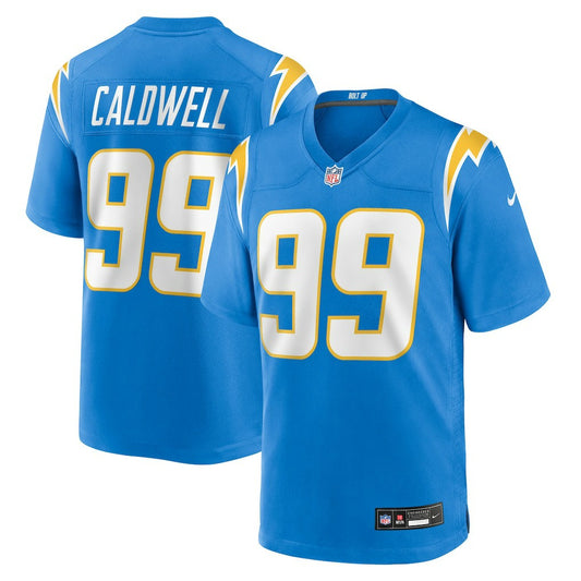 Jamaree Caldwell Los Angeles Chargers Team Game Jersey - Powder Blue | NFL Jerseys