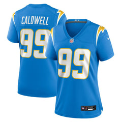 Jamaree Caldwell Los Angeles Chargers Women's Team Game Jersey Powder Blue - Nike