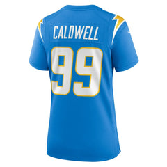 Jamaree Caldwell Los Angeles Chargers Women's Team Game Jersey Powder Blue - Nike