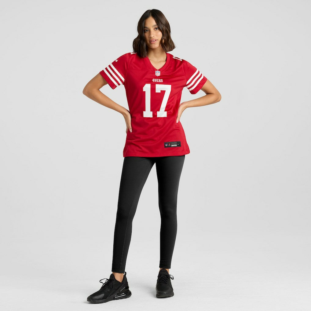 Jordan Watkins San Francisco 49ers Women's Team Game Jersey - Scarlet | NFL Jerseys