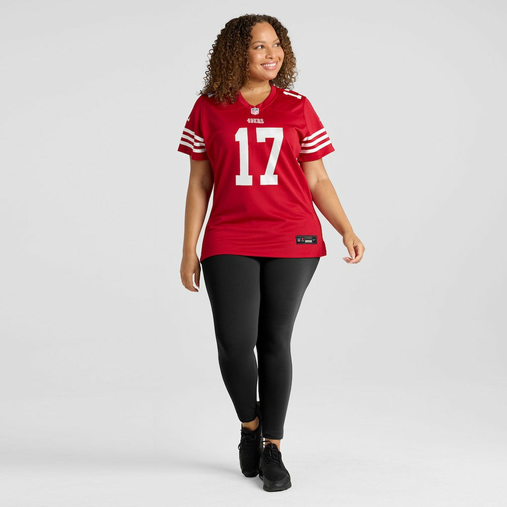 Jordan Watkins San Francisco 49ers Women's Team Game Jersey - Scarlet | NFL Jerseys
