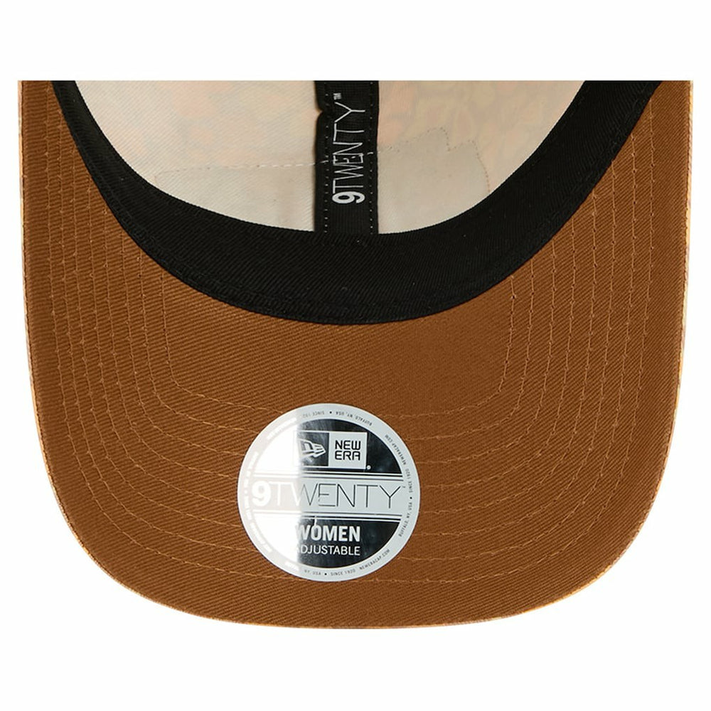 Kansas City Chiefs New Era Women's Floral 9TWENTY Adjustable Hat Tan - NFL