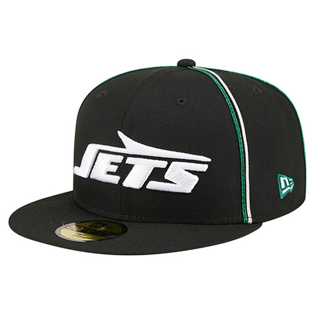 New York Jets New Era Soutache 59FIFTY Fitted Hat Black - NFL