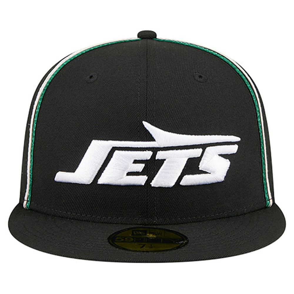 New York Jets New Era Soutache 59FIFTY Fitted Hat Black - NFL