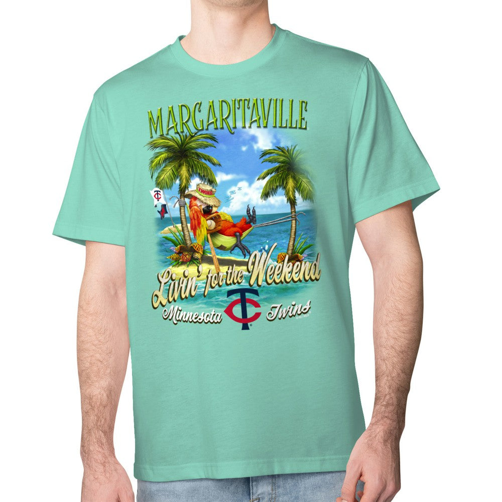 Minnesota Twins Margaritaville Livin' for the Weekend T-Shirt Clearance