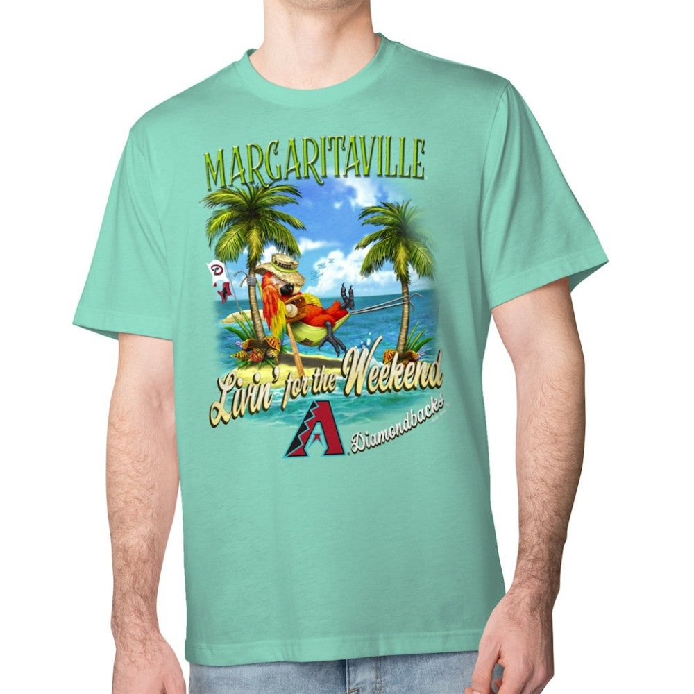 Arizona Diamondbacks Margaritaville Livin' for the Weekend T-Shirt Online