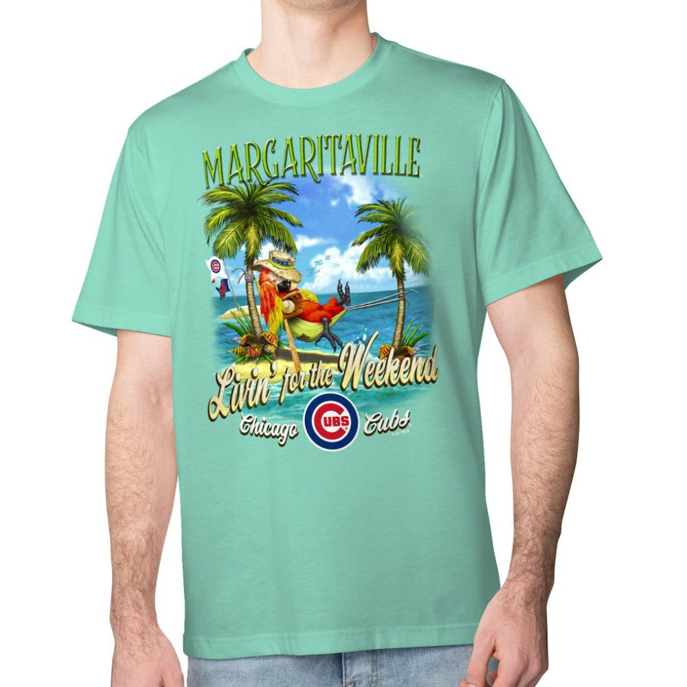 Chicago Cubs Margaritaville Livin' for the Weekend T-Shirt discount