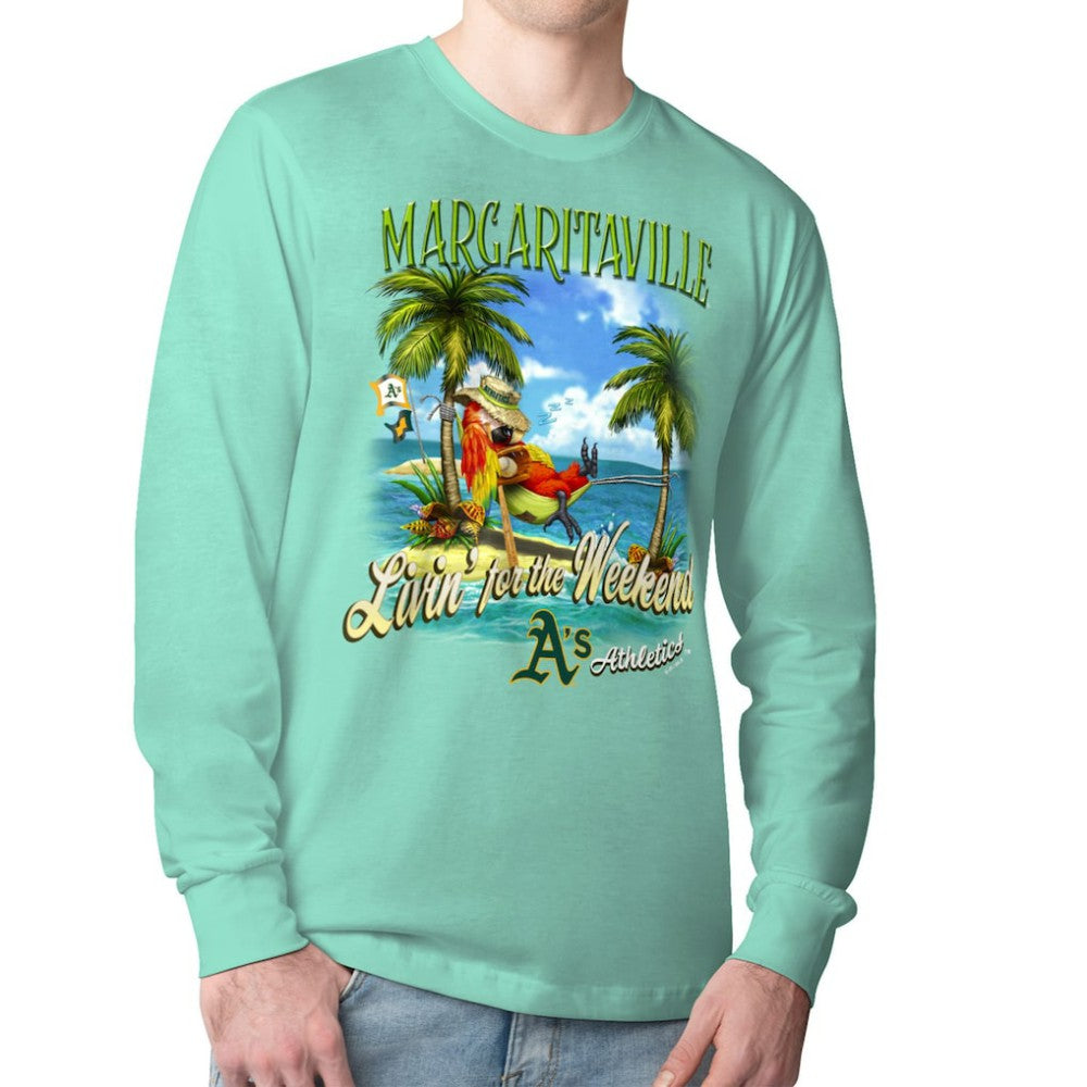 Athletics Margaritaville Livin' for the Weekend Long Sleeve T-Shirt for sale