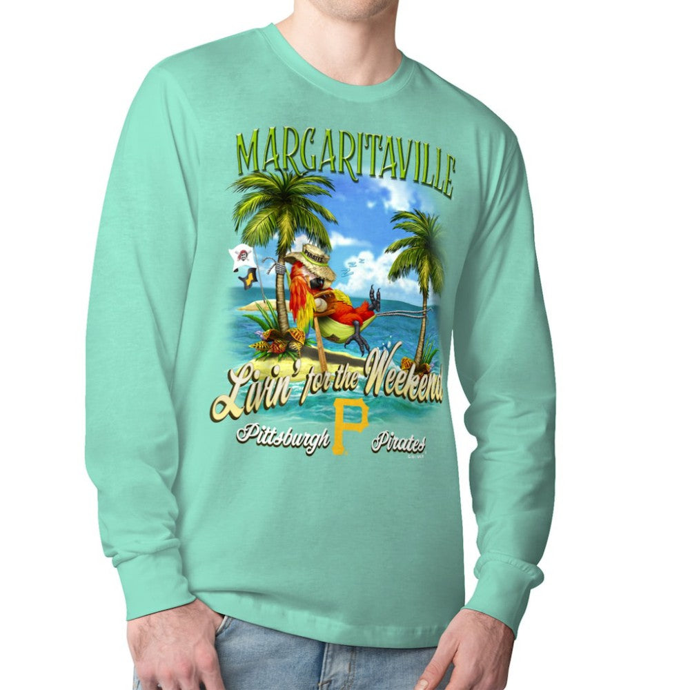 Pittsburgh Pirates Margaritaville Livin' for the Weekend Long Sleeve T-Shirt Online