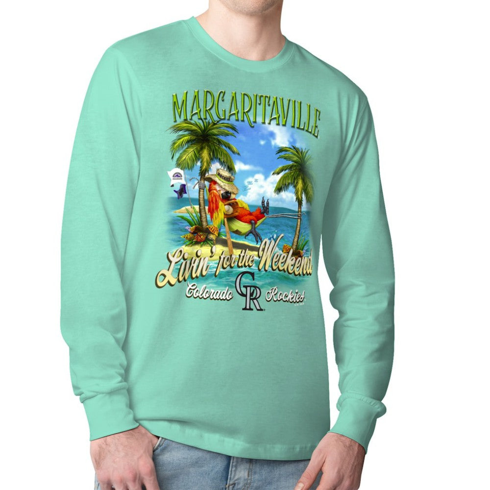 Colorado Rockies Margaritaville Livin' for the Weekend Long Sleeve T-Shirt Online