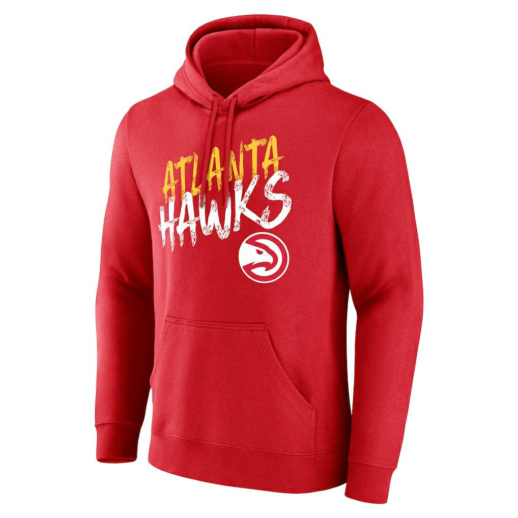 NBA - Atlanta Hawks Hustle Custom Pullover Hoodie - Red