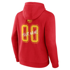 NBA - Atlanta Hawks Hustle Custom Pullover Hoodie - Red