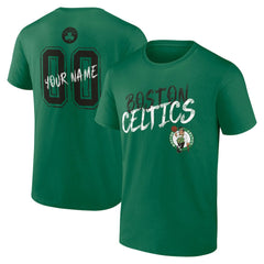 NBA - Boston Celtics Hustle Custom T-Shirt - Kelly Green