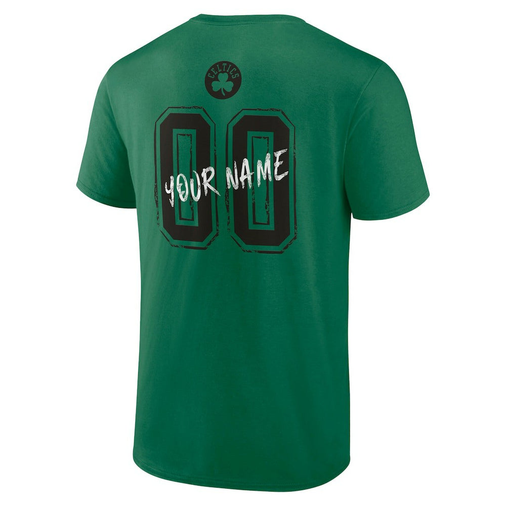 NBA - Boston Celtics Hustle Custom T-Shirt - Kelly Green