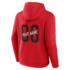 NBA - Chicago Bulls Hustle Custom Pullover Hoodie - Red