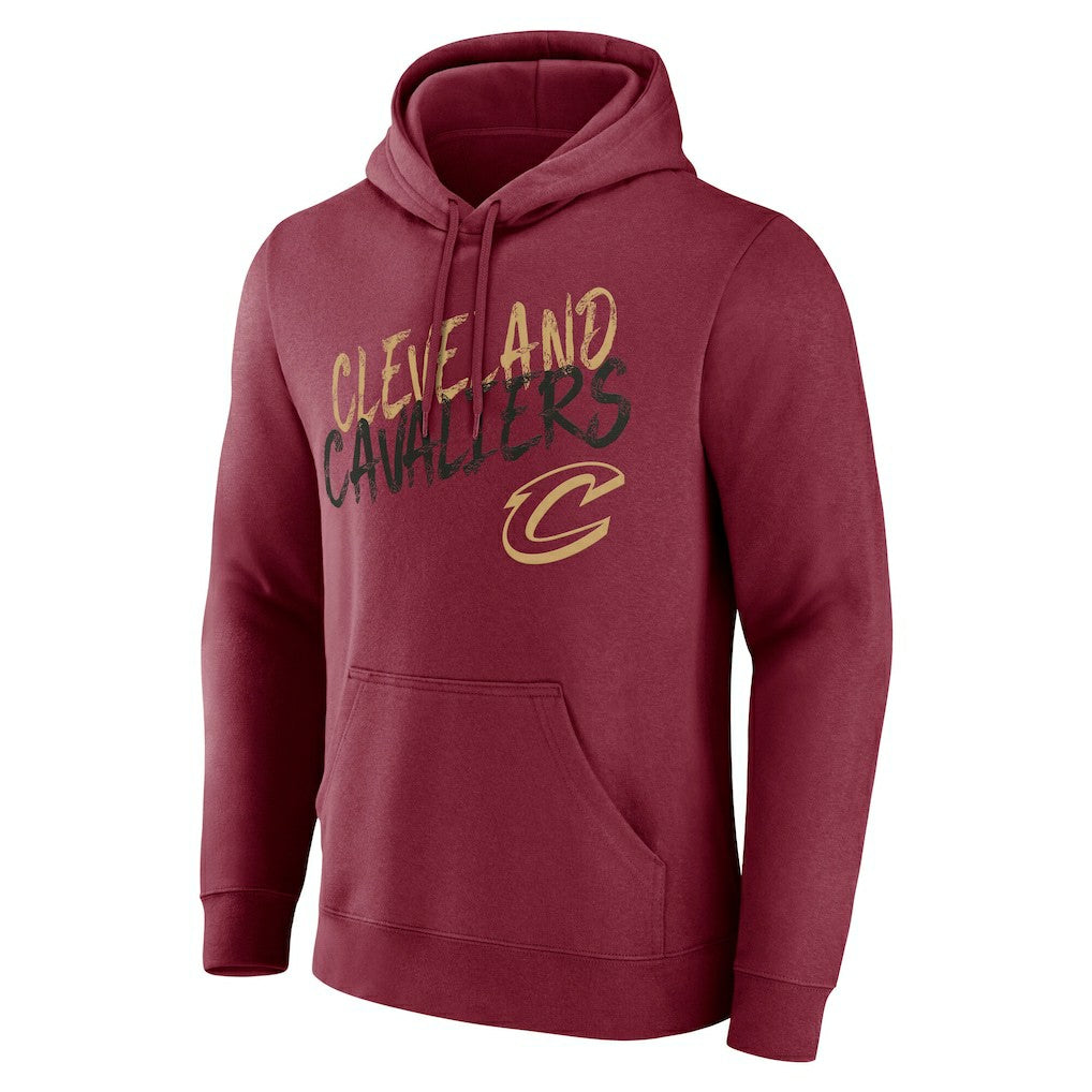 NBA - Cleveland Cavaliers Hustle Custom Pullover Hoodie - Wine