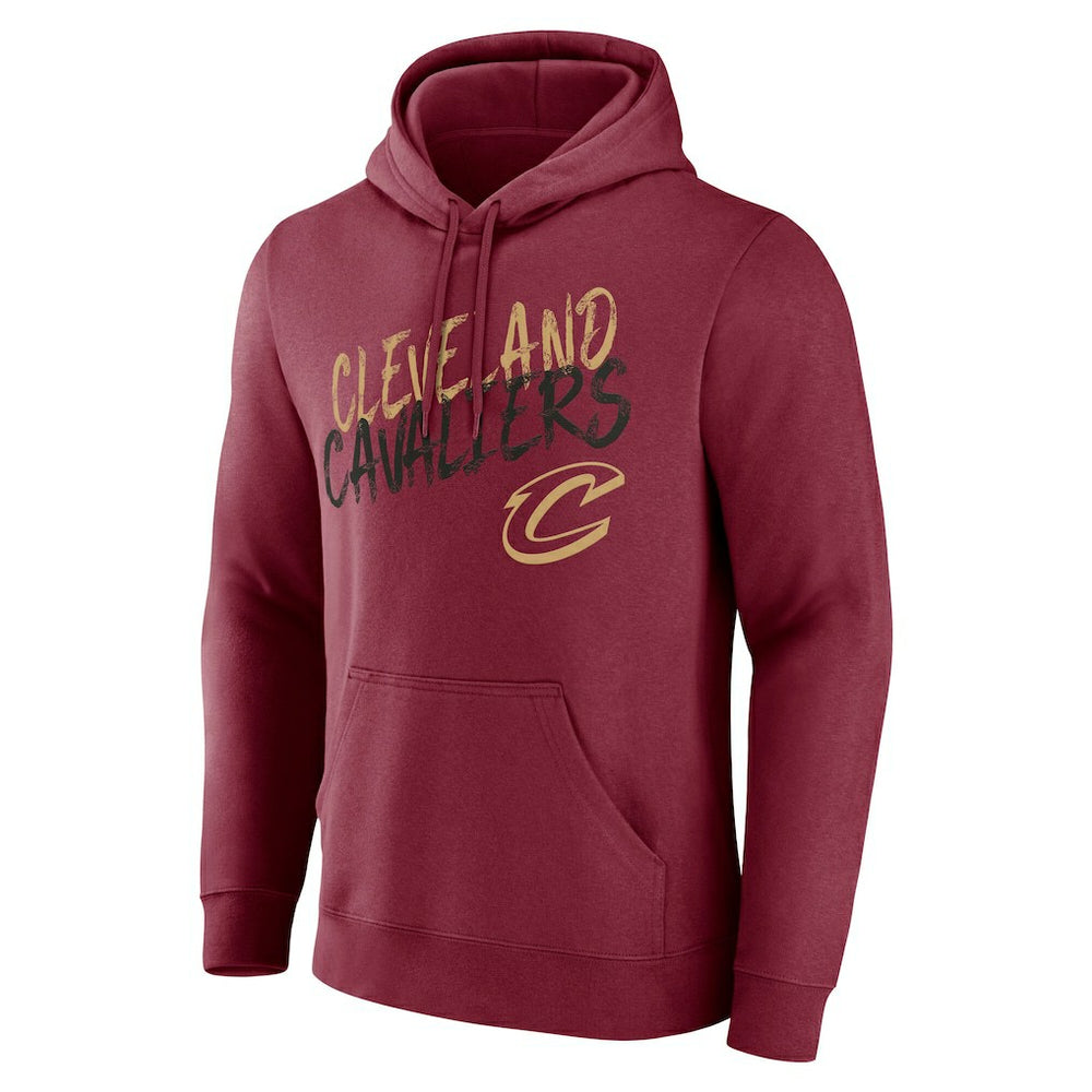 NBA - Cleveland Cavaliers Hustle Custom Pullover Hoodie - Wine