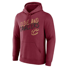 NBA - Cleveland Cavaliers Hustle Custom Pullover Hoodie - Wine
