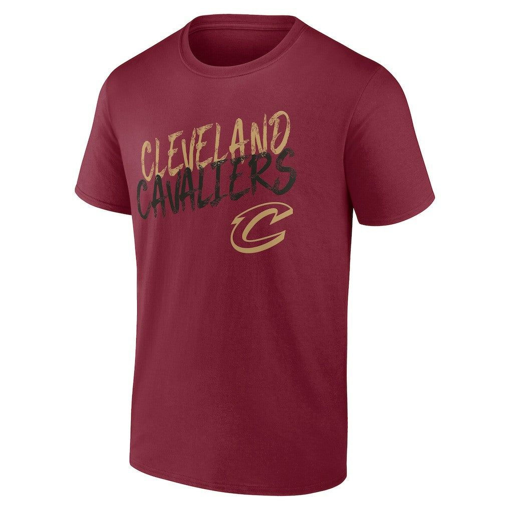 NBA - Cleveland Cavaliers Hustle Custom T-Shirt - Wine