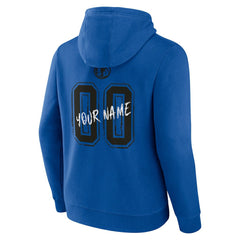 NBA - Dallas Mavericks Hustle Custom Pullover Hoodie - Blue