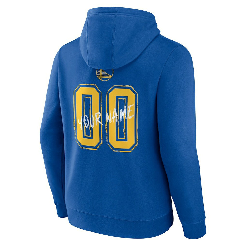 NBA - Golden State Warriors Hustle Custom Pullover Hoodie - Royal
