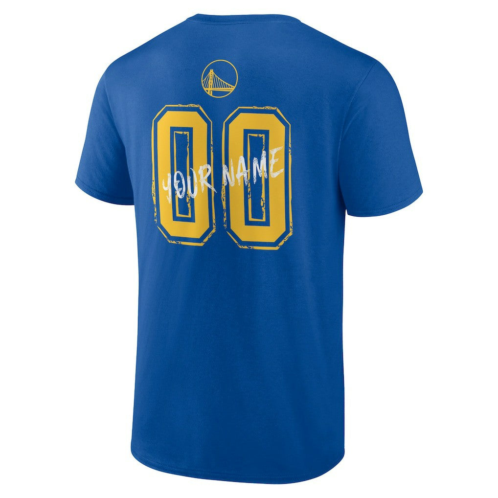 NBA - Golden State Warriors Hustle Custom T-Shirt - Royal