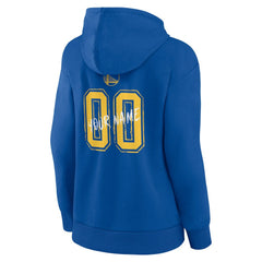 NBA - Golden State Warriors Women's Hustle Custom Pullover Hoodie - Royal