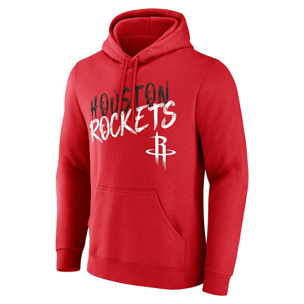 NBA - Houston Rockets Hustle Custom Pullover Hoodie - Red