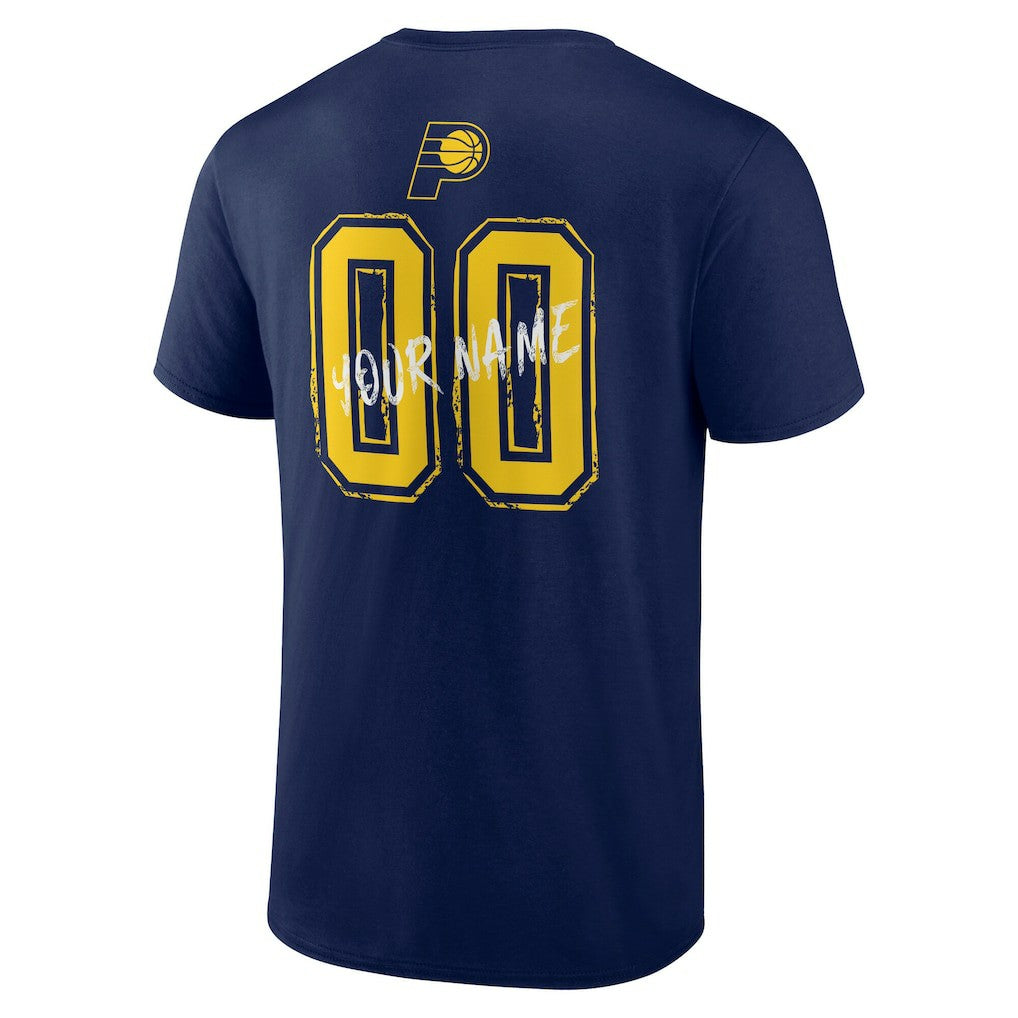 NBA - Indiana Pacers Hustle Custom T-Shirt - Navy