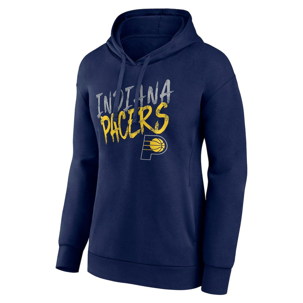 NBA - Indiana Pacers Women's Hustle Custom Pullover Hoodie - Navy