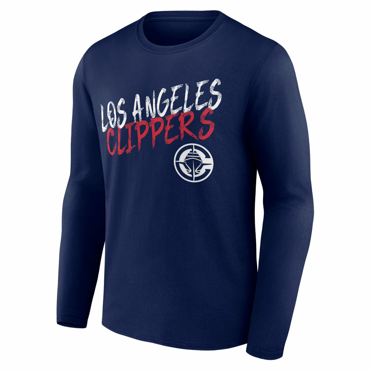 NBA - LA Clippers Hustle Custom Long Sleeve T-Shirt - Navy
