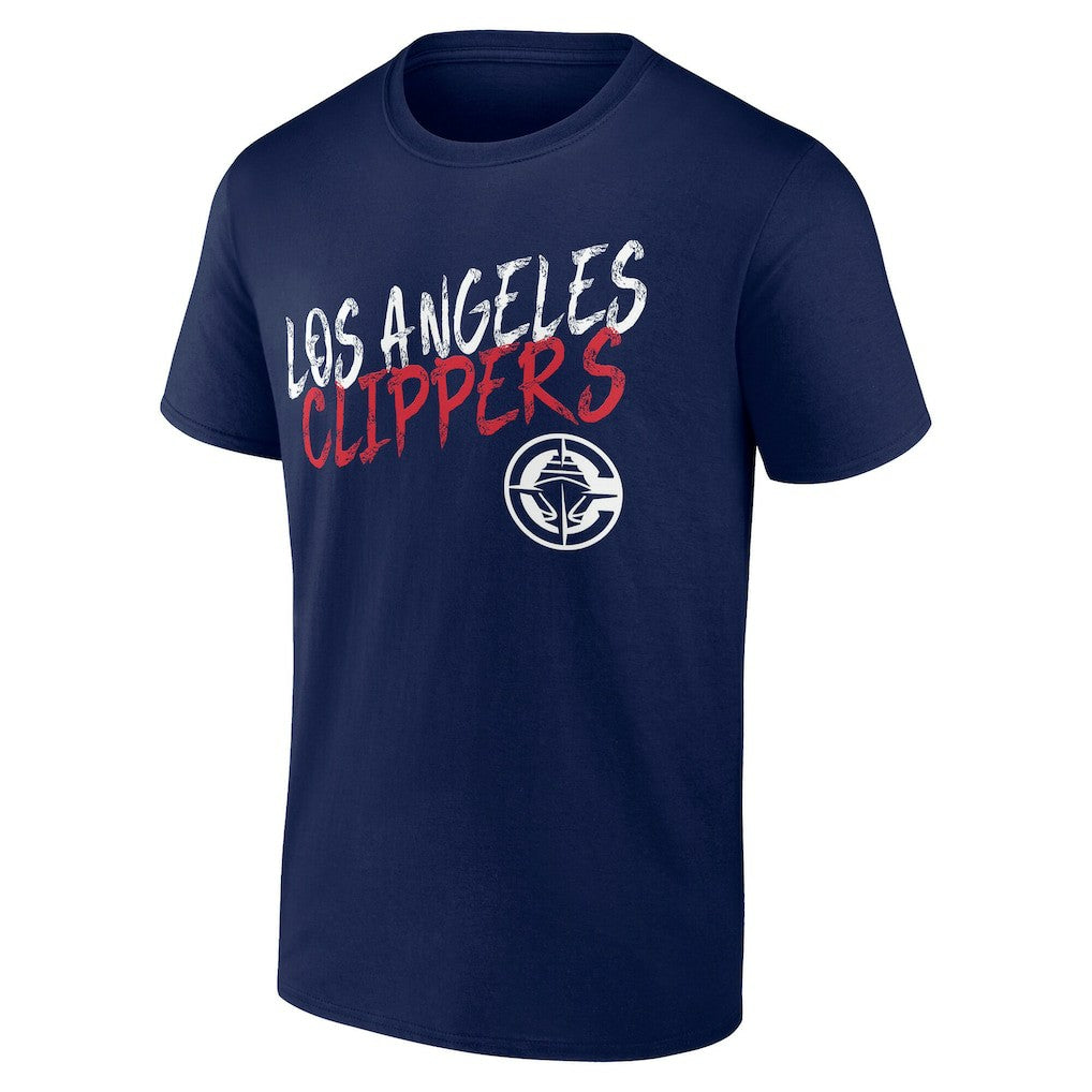 NBA - LA Clippers Hustle Custom T-Shirt - Navy