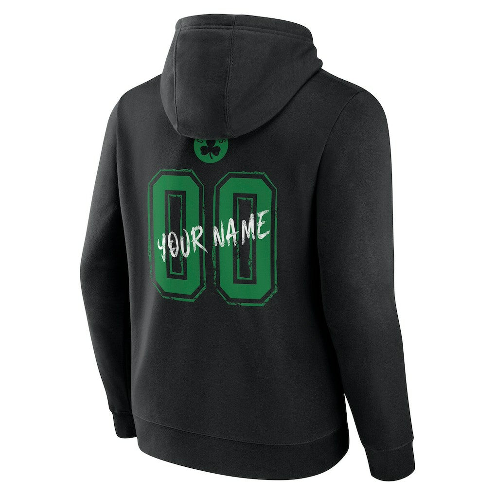 NBA - Boston Celtics Hustle Custom Pullover Hoodie - Black