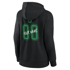 NBA - Boston Celtics Women's Hustle Custom Pullover Hoodie - Black