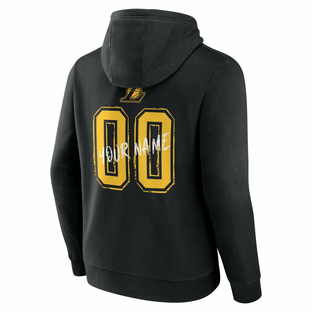 NBA - Los Angeles Lakers Hustle Custom Pullover Hoodie - Black
