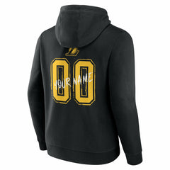 NBA - Los Angeles Lakers Hustle Custom Pullover Hoodie - Black