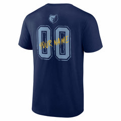 NBA - Memphis Grizzlies Hustle Custom T-Shirt - Navy