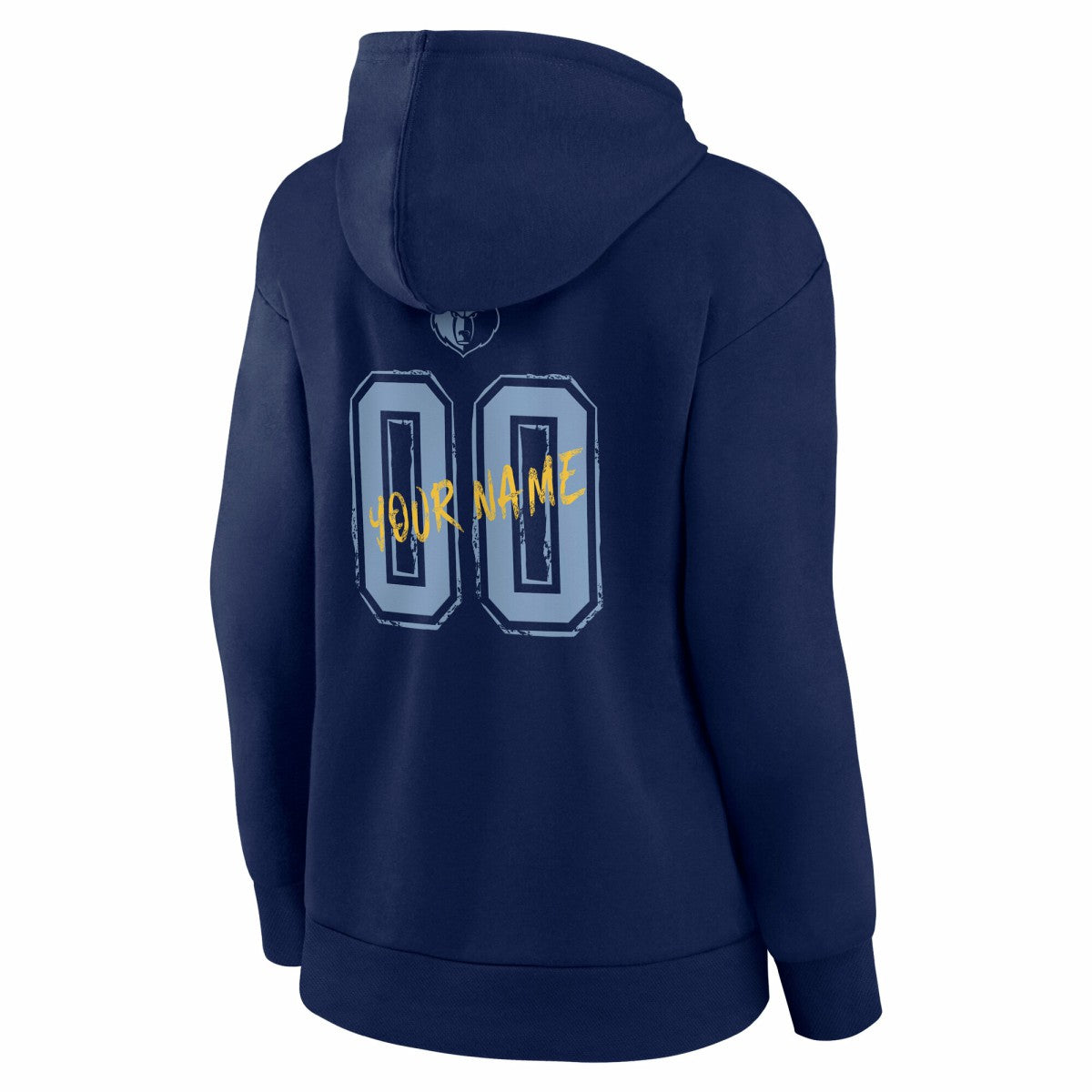 NBA - Memphis Grizzlies Women's Hustle Custom Pullover Hoodie - Navy