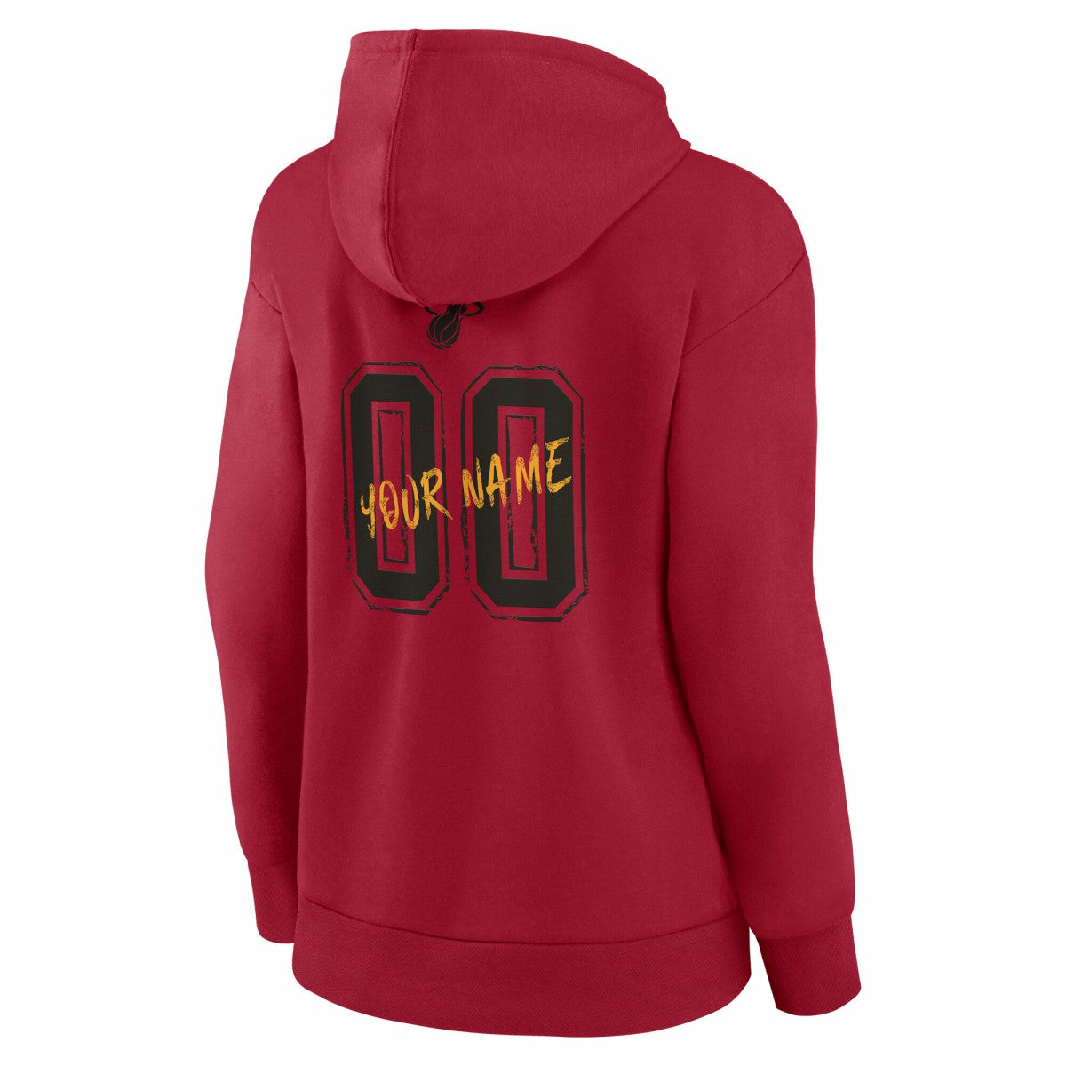 NBA - Miami Heat Women's Hustle Custom Pullover Hoodie - Red